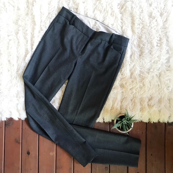 J. Crew Pants - J. Crew Factory Slim Stretch Grey Wool Pants